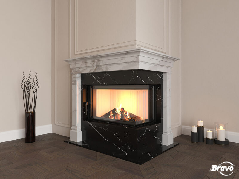 Під кутові камінні топки